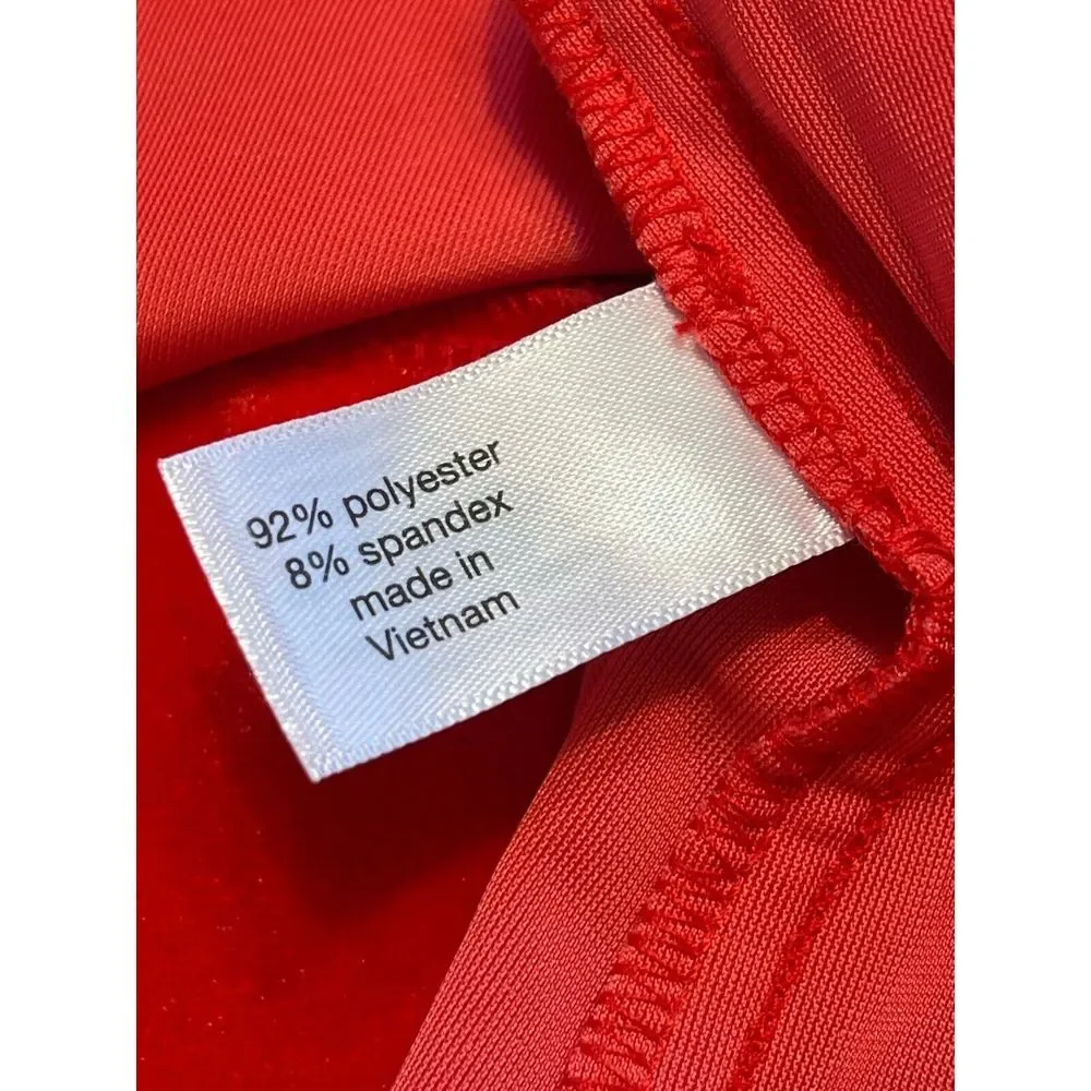 Lane Bryant‎ Velvet Flare Leg Pants Red Pull On Elastic Waist Mid Rise Size 20 - Picture 7 of 9